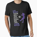 Funny Girls Soccer & Football Gift Design Eat Sleep Soccer Repeat by LGamble12345