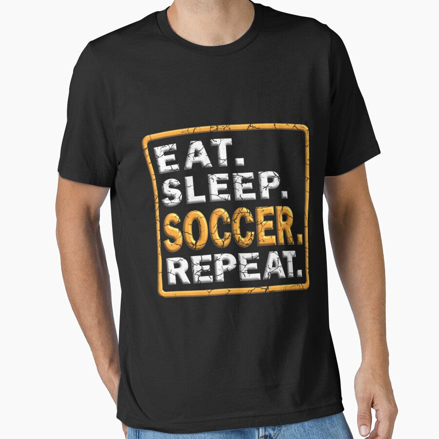 Eat Sleep Soccer Repeat Classic T-Shirt by krnnvrstacy