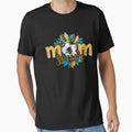 Women Soccer Mom Shirt Game Day Football Shirts Mom Letter Printed Graphic Tee Soccer Ball Mom by PROTONEDL
