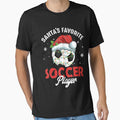Funny Santa's Favorite Soccer Player Christmas Pajama New by AveBeacon