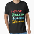 Eat Sleep Soccer Repeat Sticker by maude5ig