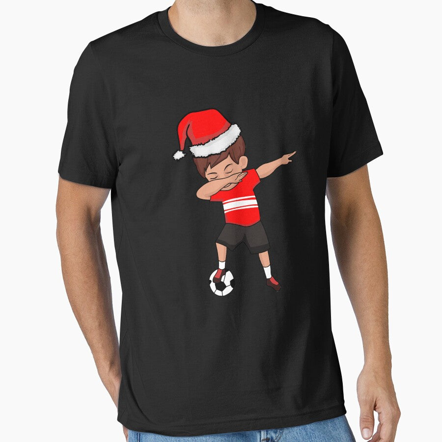 Soccer Player Christmas Santa Hat Soccer Athlete Athletic Sports Team Winter Holidays by VollLaser