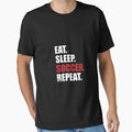 Eat Sleep Soccer Repeat Hoodie by errettt