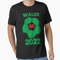 Wales Soccer Ball Flag 2022 - Welsh Football Lovers by MGHdesign