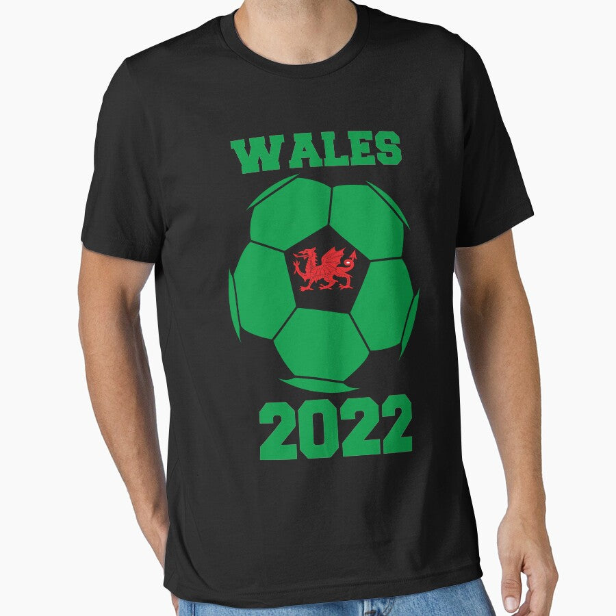 Wales Soccer Ball Flag 2022 - Welsh Football Lovers by MGHdesign