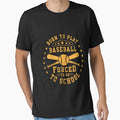 Vintage Baseball Born to play Forced to go to school Sideline Social Club by Yasserlaa