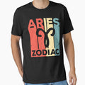 Aries Zodiac Vintage Retro Essential T-Shirt Hoodie, Sweatshirt | CoreVibeTees.com