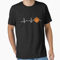 Basketball Heartbeat Essential T-Shirt Hoodie, Sweatshirt | CoreVibeTees.com