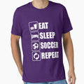Eat Sleep Soccer Repeat by goodtogotees