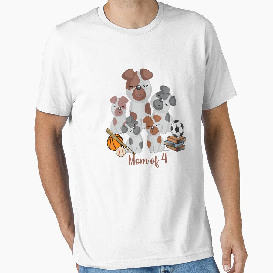 Dog Mama - Mom of 4 by Bliss Find And Design