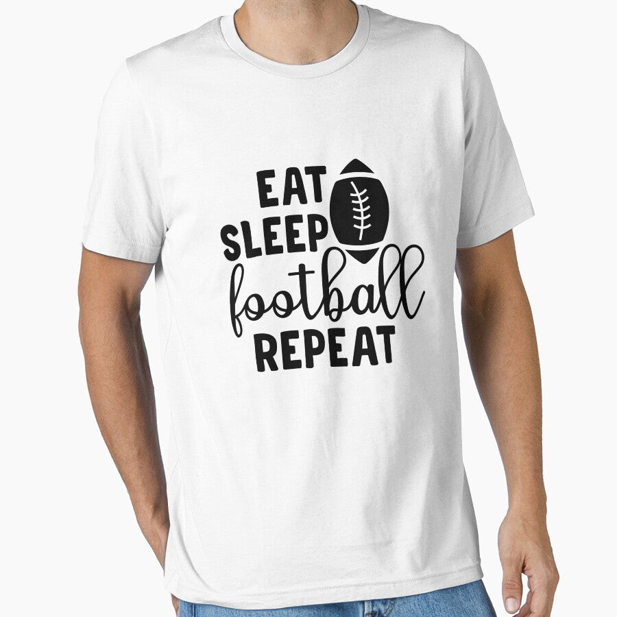 Eat Sleep Football Repeat | Sports | Football by GraffiniTee