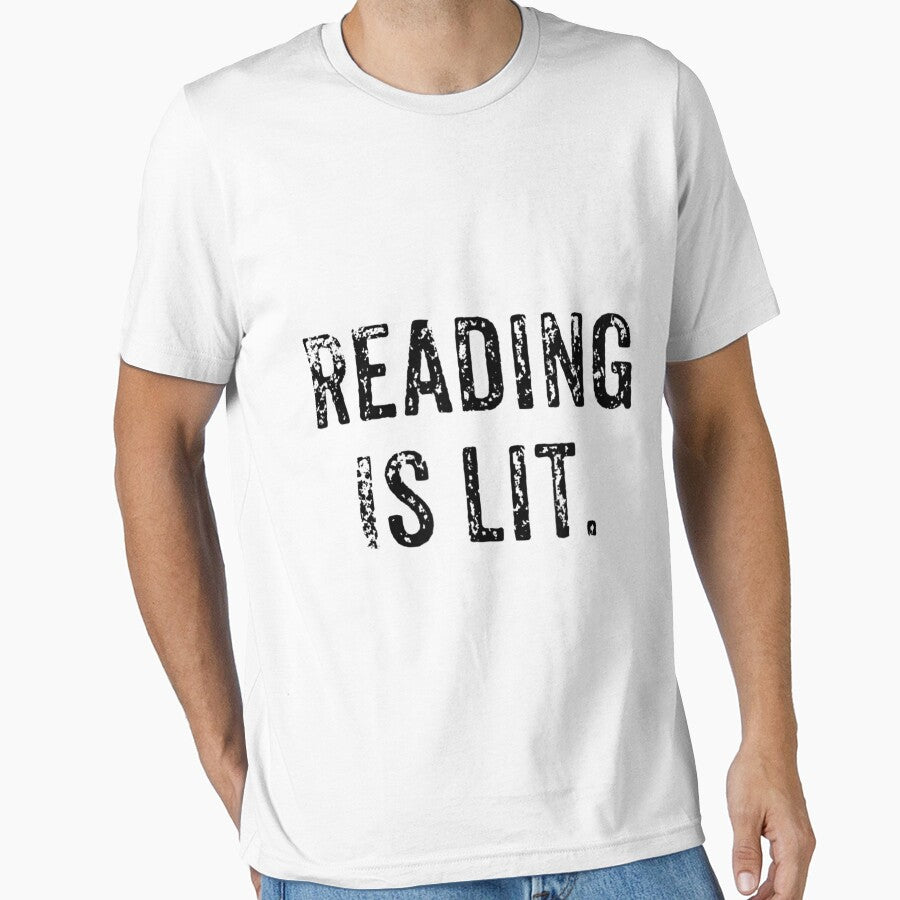 Funny Reading Is Lit English Teacher Book Gift by RonaldHahna