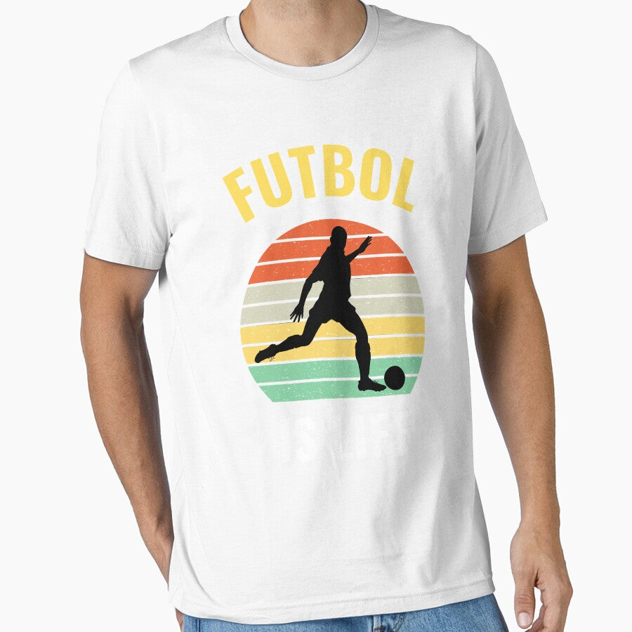 First Day Of Limited Edition Futbol Is Life Vintage Vintage Style Art by PoppyCoodesa