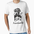 Soccer Aunt Life Messy Bun Proud Soccer Auntie by tamara-art