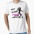 Eat Sleep Soccer Repeat Women Soccer by TKsTees