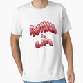 Football is Life Classic Retro T-Shirt (red graphic) by dave-elf