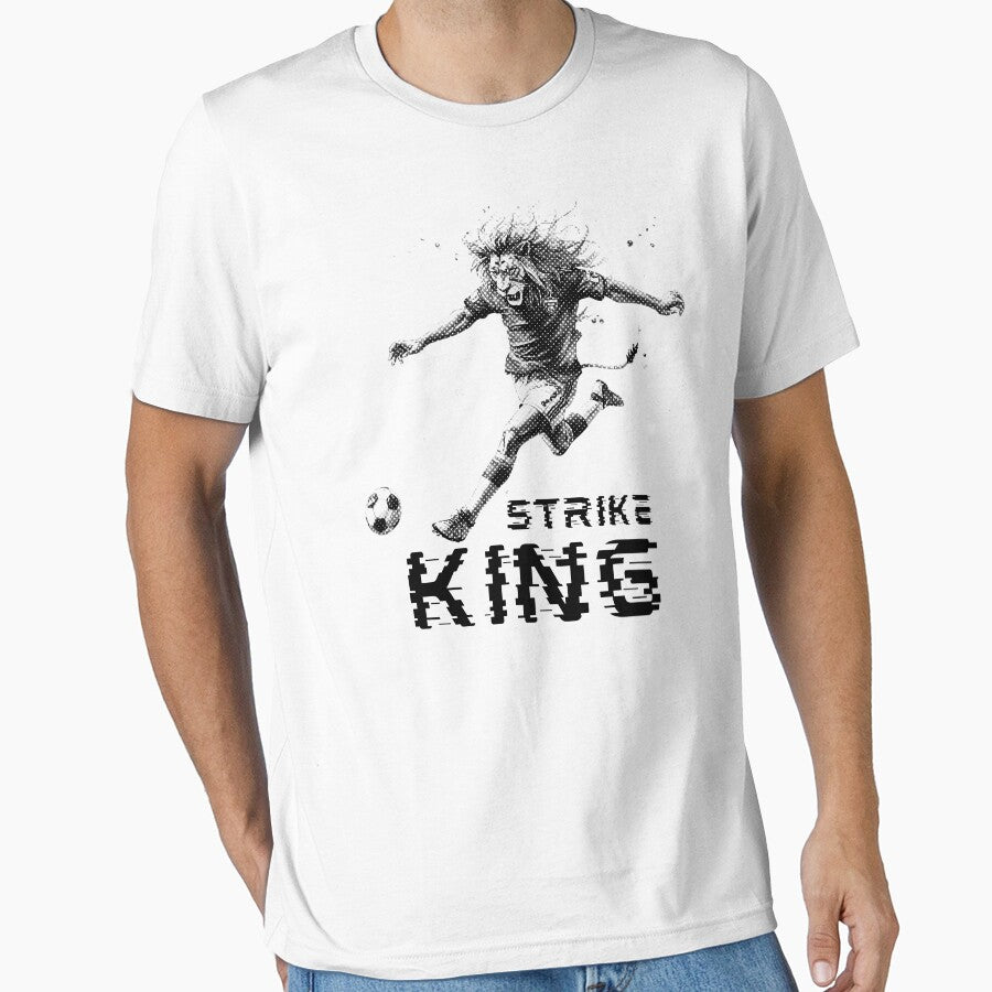 Strike King Lion Soccer (Football) Player by TrueArtsStore