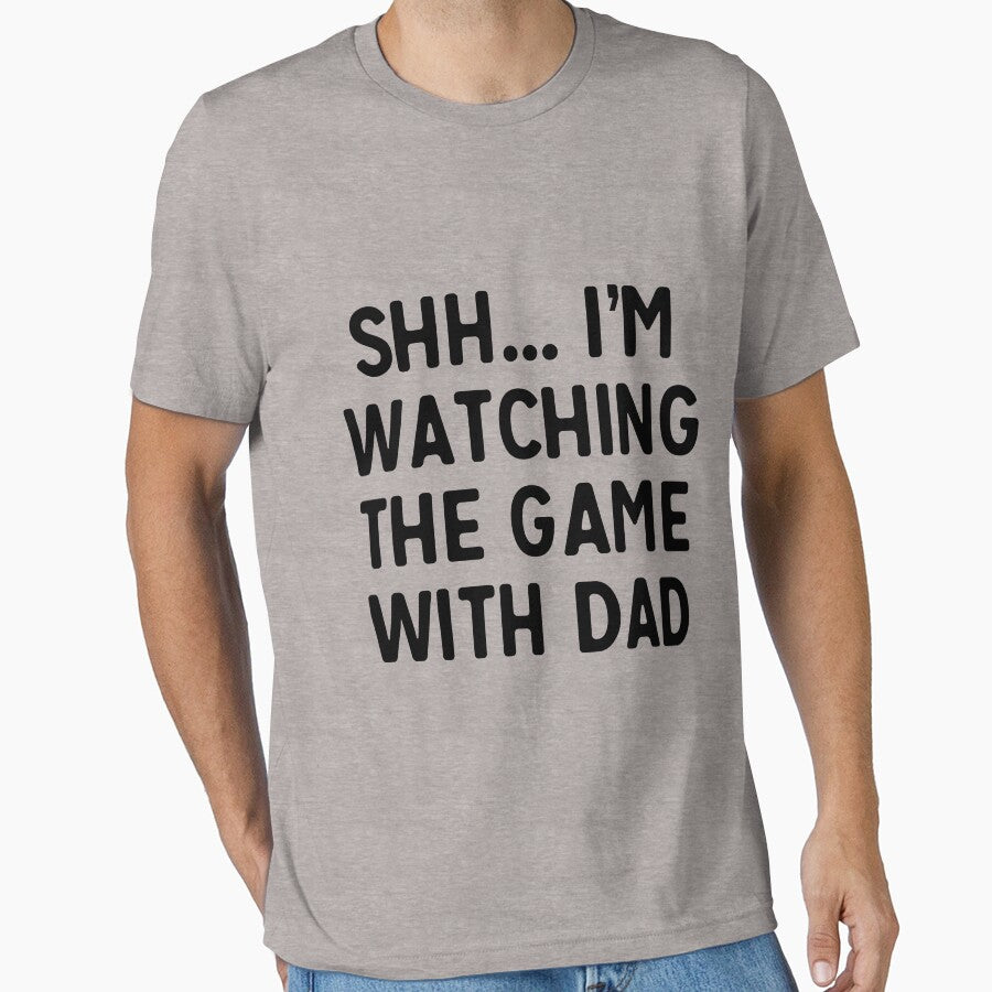Shh...I'm watching the game with dad by familyman