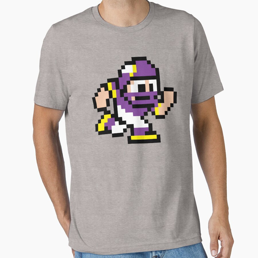 8-Bit Player - Minnesota Vikings Essential T-Shirt Hoodie, Sweatshirt | CoreVibeTees.com
