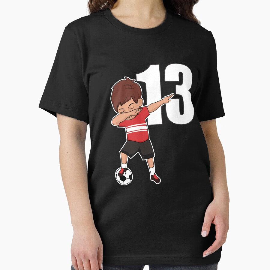 Awesome Soccer Player Number 13 Soccer Athlete Athletic Sports Team by VollLaser