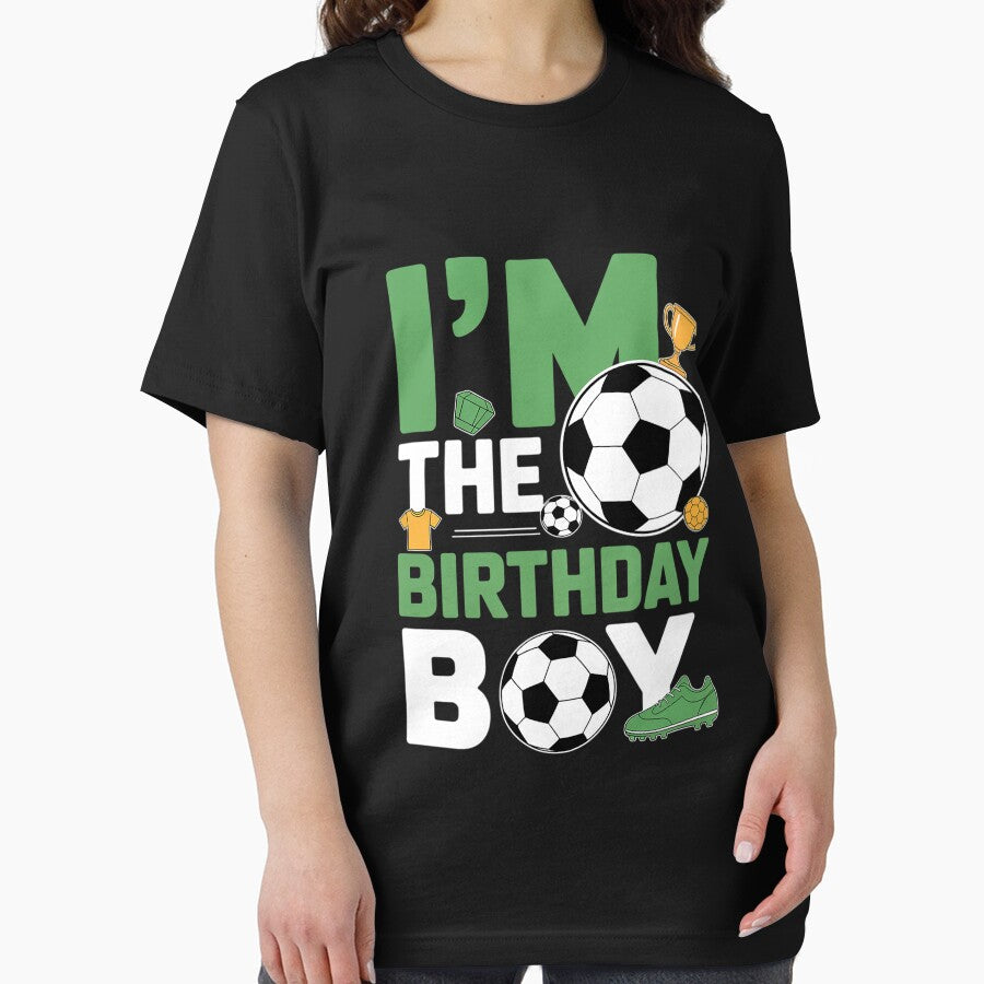 I Am The Birthday Boy Soccer Birthday Family by MichaelStalkas