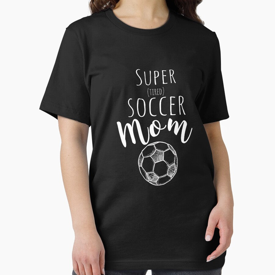 Top Fun Super Tired Soccer Mom Gift Design by LGamble12345