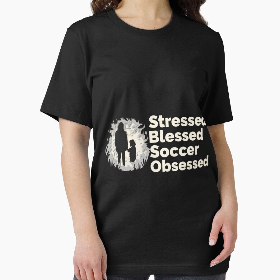 Stressed Blessed And Soccer Obsessed Design Classic T-Shirt by amberk1cira