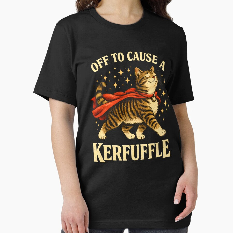 Off to Cause a Kerfuffle Funny Cat by JODYSMORGAN