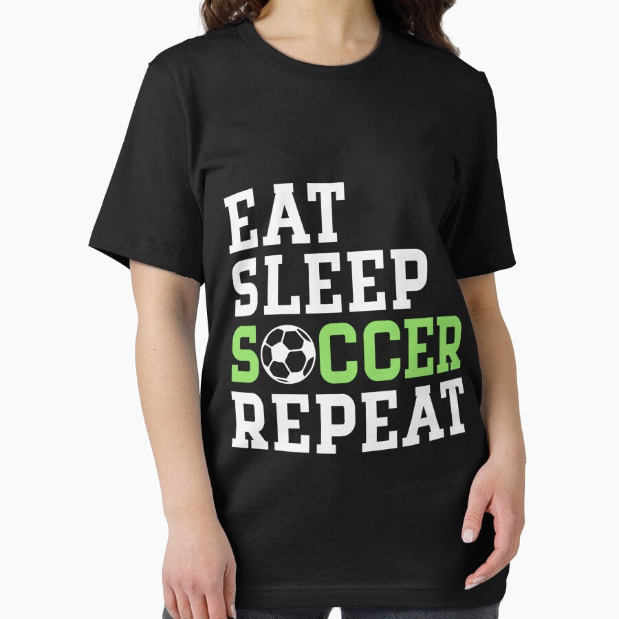 Eat Sleep Soccer Repeat Cool Soccer Player Gift Sticker by jacksrome6