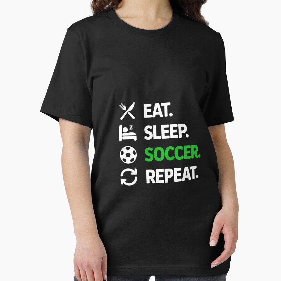 Eat Sleep Soccer Repeat Soccer Player by sonlylya