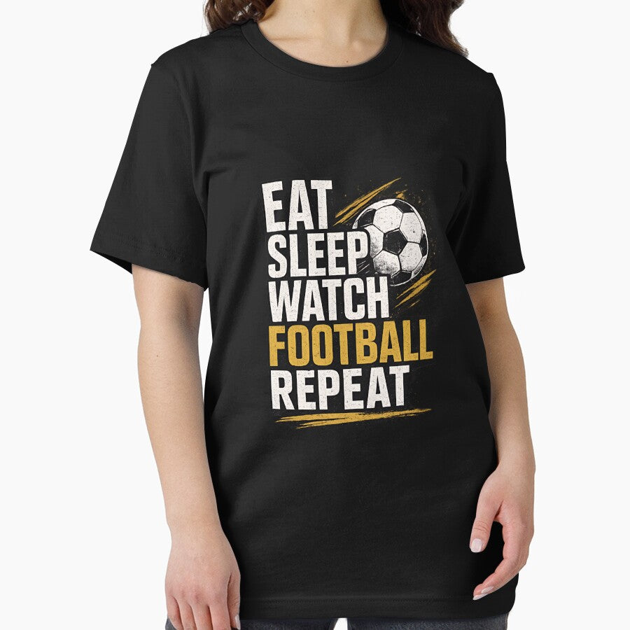 Eat Sleep Watch Football Repeat by alloutshirts