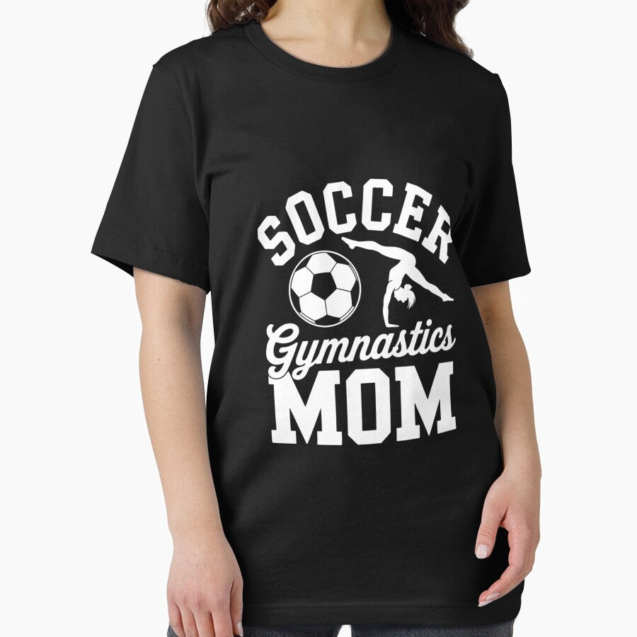 Soccer and Gymnastics Mom Soccer Player Gymnast Mom by lilLilaBatArt