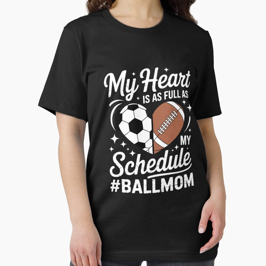 Ball Mom Proud Football Soccer Mom by KonstanKoraner