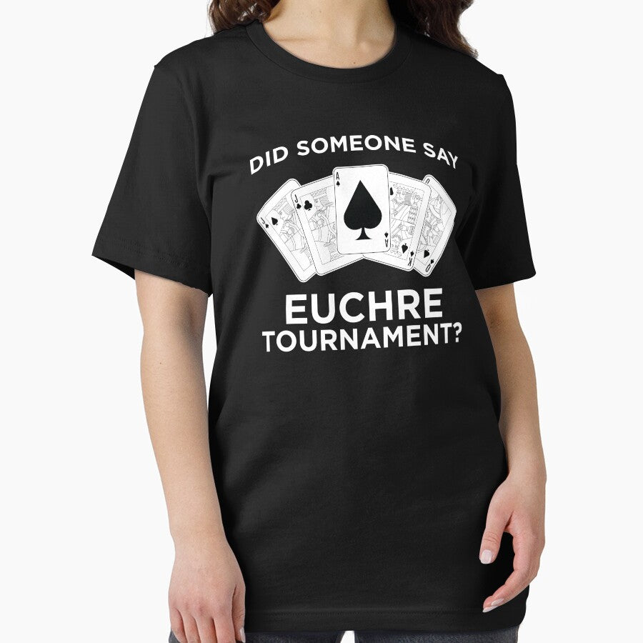 Funny Euchre Card Game Tournament print by jakehughes2015