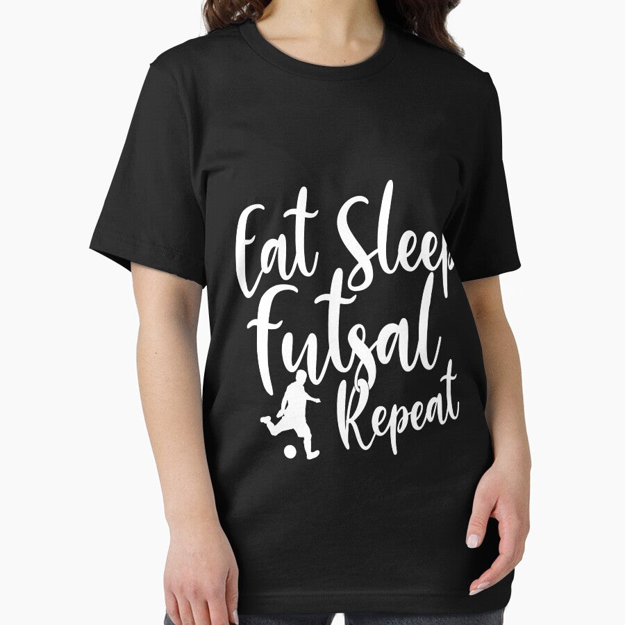 Eat Sleep Soccer Repeat, A Long Sleeve Soccer Jersey  for Soccer and Futsal Players by plussorn