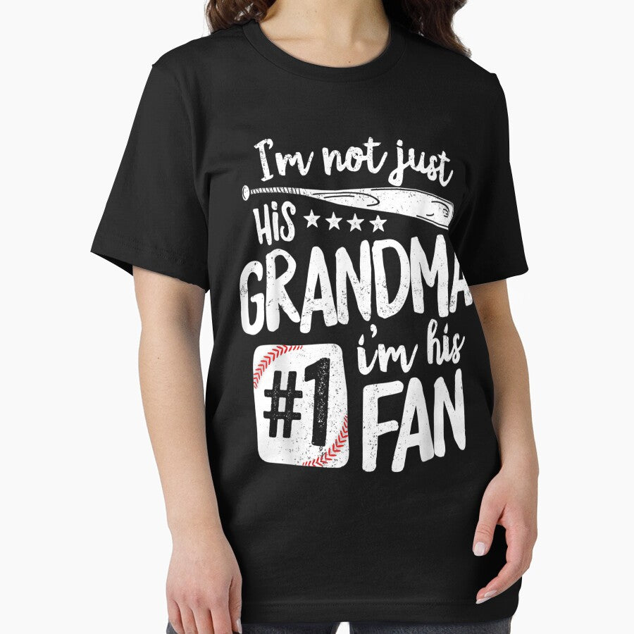 I'M Not Just His Grandma I'M His #1 Fan Baseball by ErnestoStudio