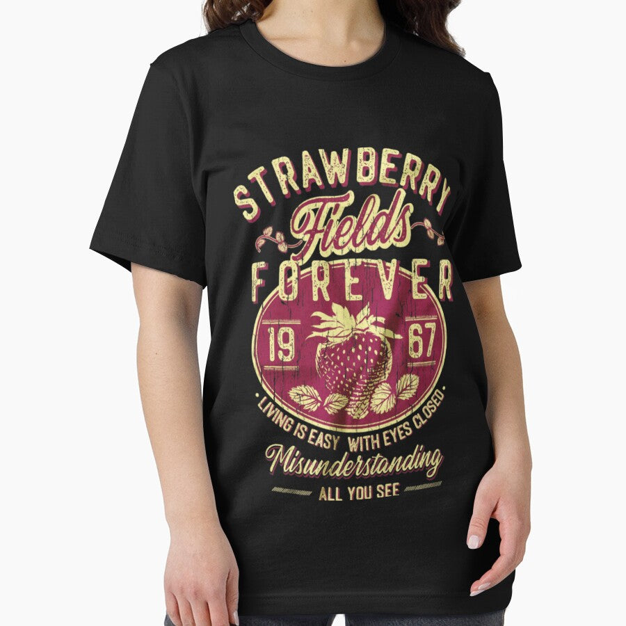 Beatles Shirt Women, Strawberry Fields Forever ., Beatles ., Beatles Tshirt, Lennon Shir by buresdjmonot