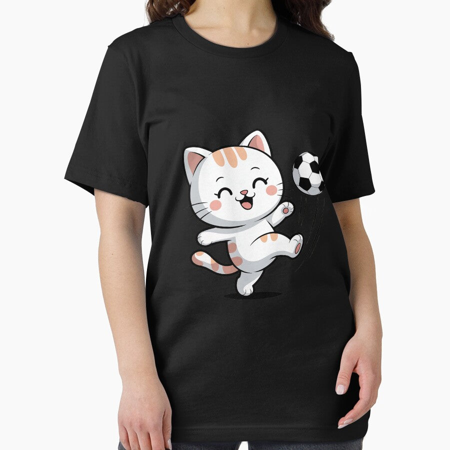 Soccer Kawaii Cat Drawing. Cute Animal by countntenov