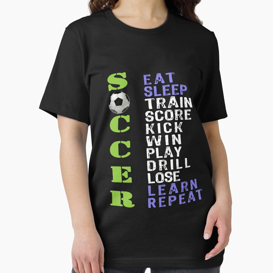 Awesome Boys Soccer Gift Design   Eat Sleep Soccer Repeat by LGamble12345