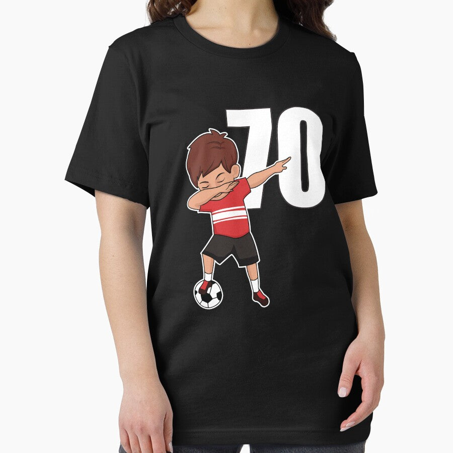 Awesome Soccer Player Number 70 Soccer Athlete Athletic Sports Team by VollLaser
