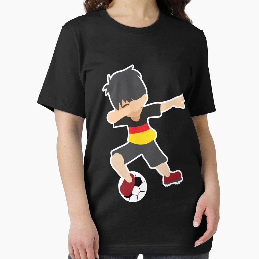 Dabbing Soccer Kid Germany Soccer Lover Gift Idea Sticker by debbieeileenrzp