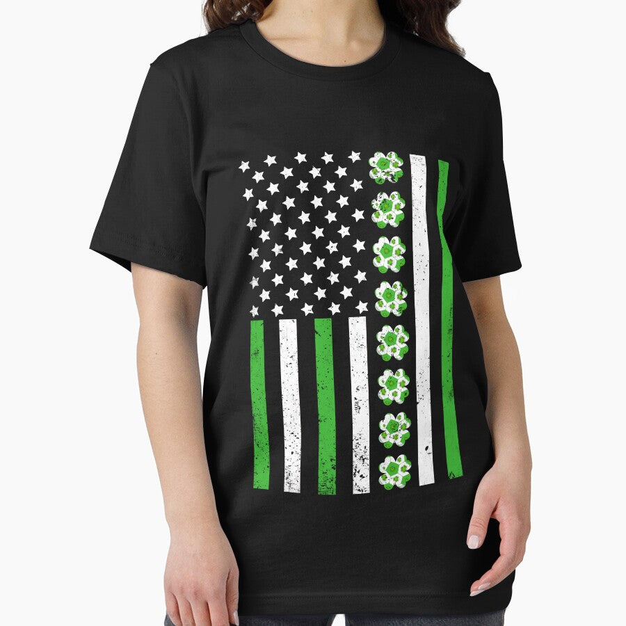 Ireland Soccer Sport USA Flag Shamrock St Patrick's Day by EdwinaEmmanoiCo