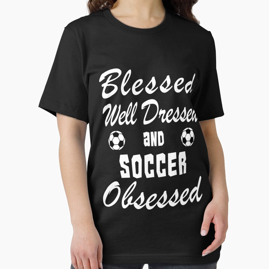 Soccer Player Birthday Blessed Dressed Obsessed Essential T-Shirt by felyn3gloria