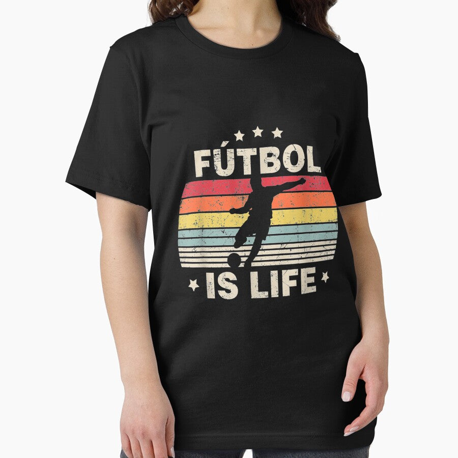 Futbol Is Life Soccer Funny Football Lover Vintage by Tuckerstyle