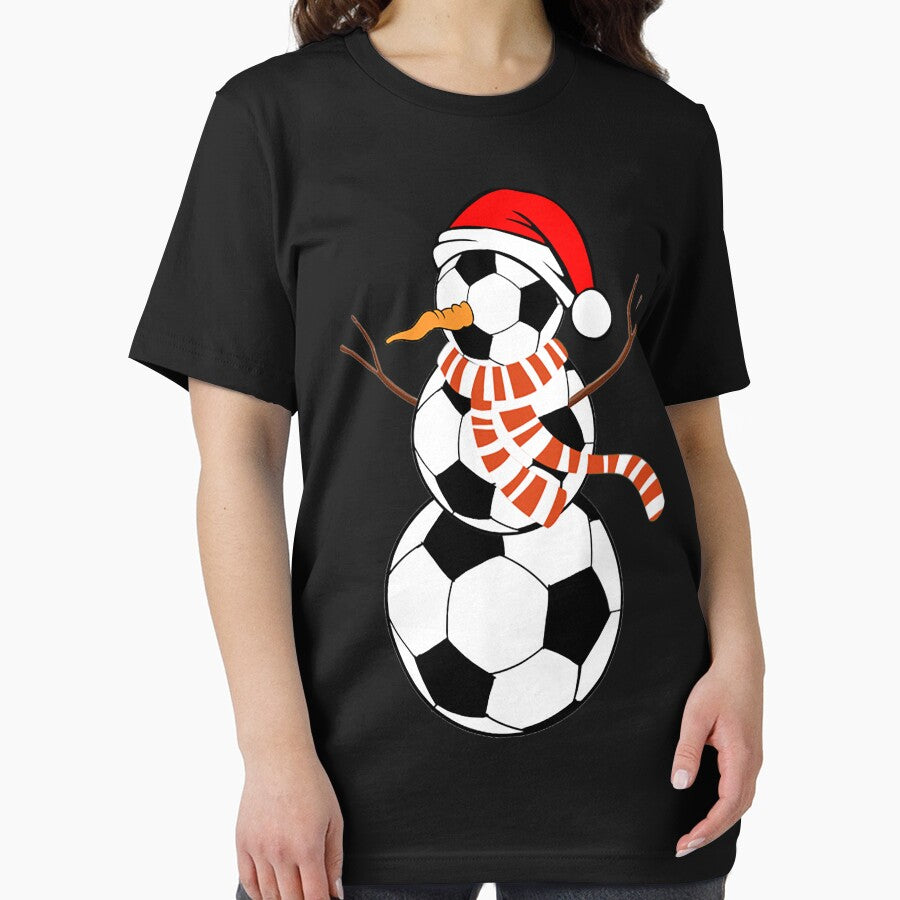 Christmas Soccer Ball Snowman Santa by bostons2001
