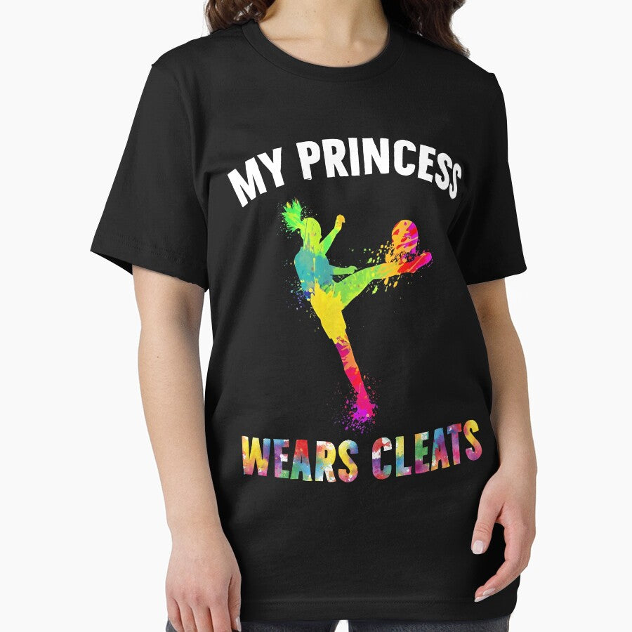 Colorful Soccer Girl – My Princess Wears Cleats by LashondaGreen89