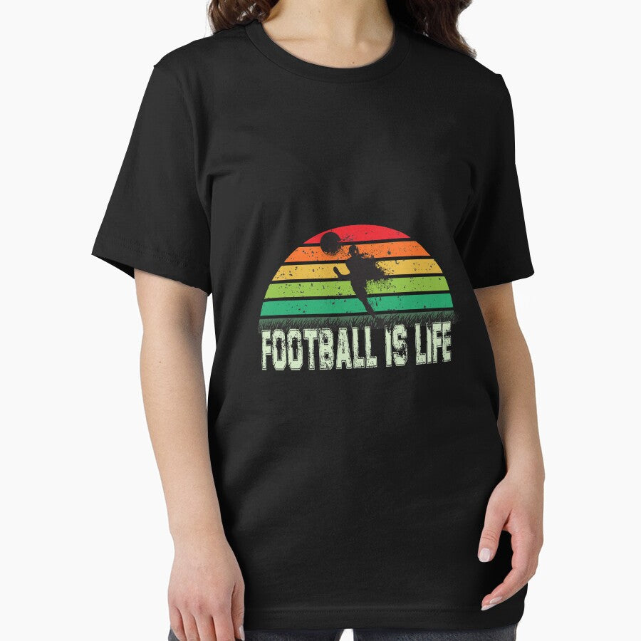 FOOTBALL IS LIFE - gift boys, vintage, retro design by SHINIGAMI-SHOP