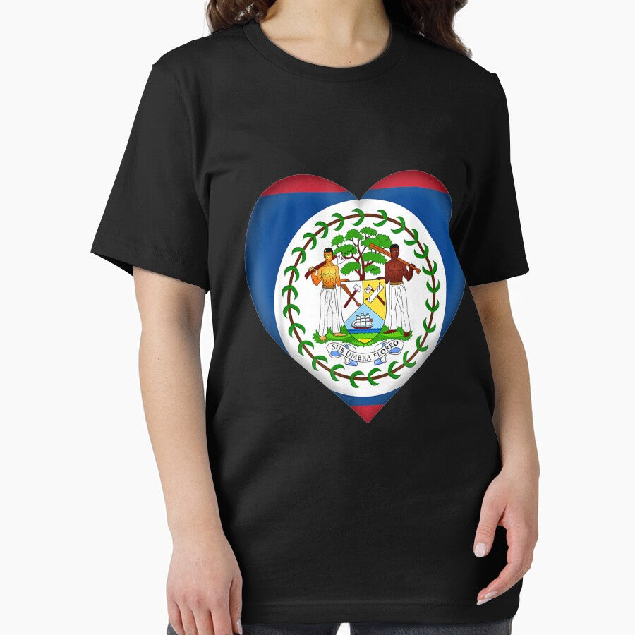 I Love Belize | Belizean Flag Heart by TaunoMeri