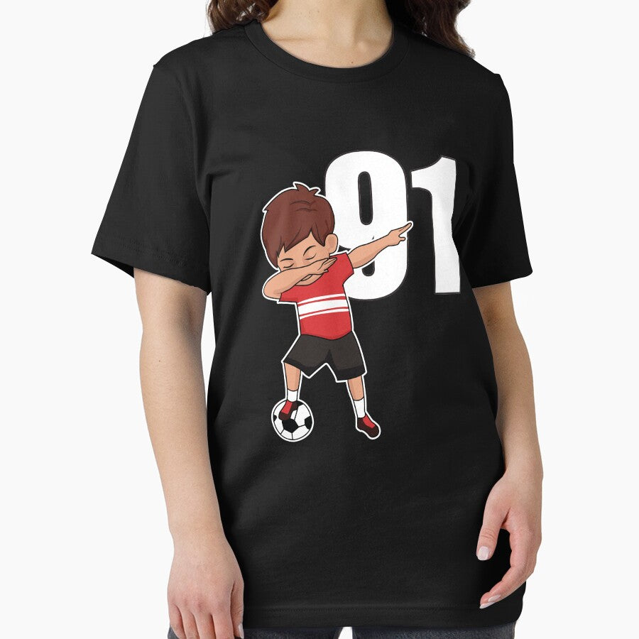Awesome Soccer Player Number 91 Soccer Athlete Athletic Sports Team by VollLaser