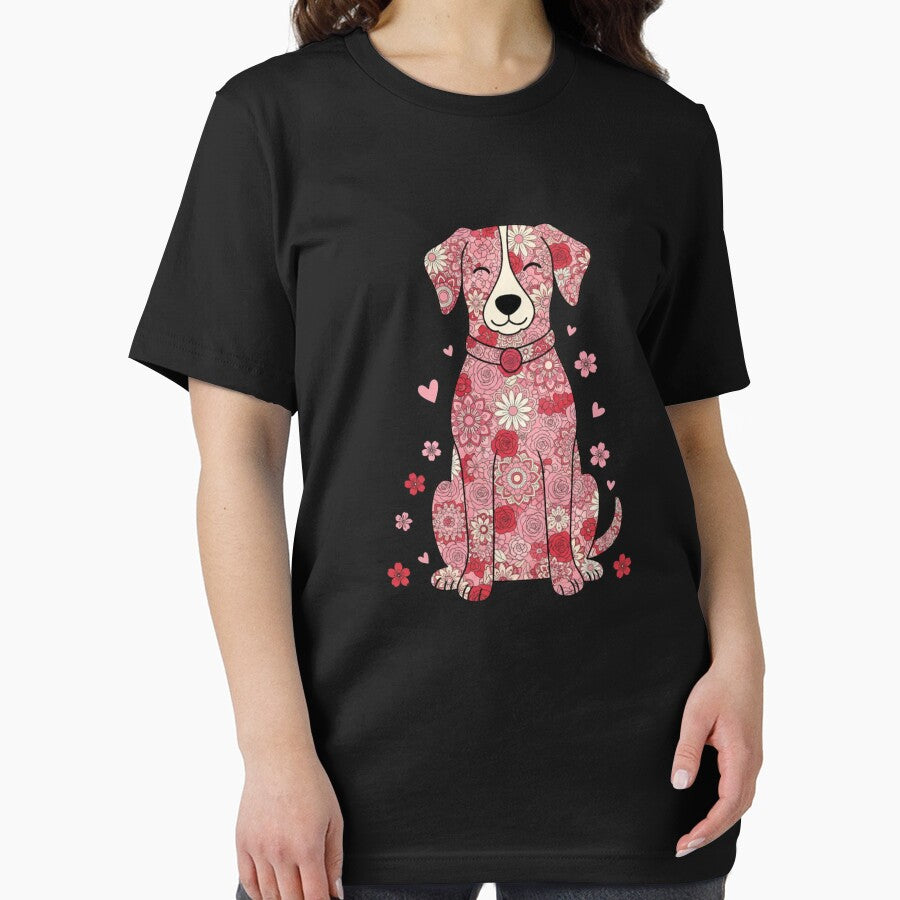 Cute Floral Dog Lover Pet Owner by CORJIDOG-ART